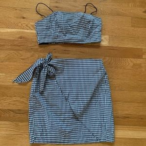 Gingham 2 piece set